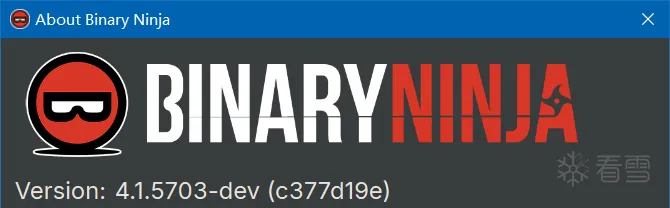 Binary Ninja版本
