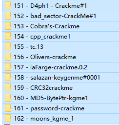 软件逆向- 160个CrackMe实例 - x64版 之 151 ~ 162