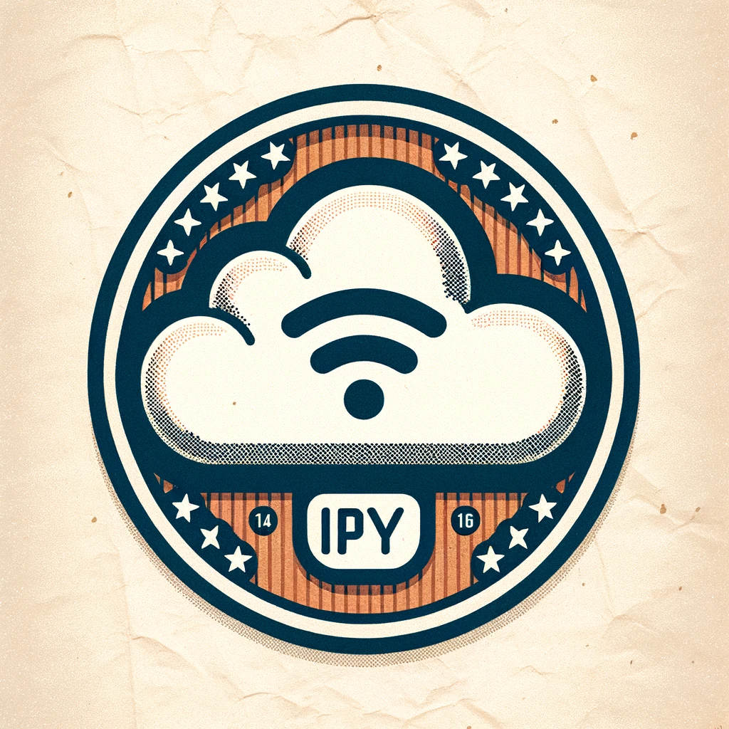 DALL·E 2023-10-11 15.21.21 - Illustration on a vintage paper texture background featuring a badge made up of clouds. The center of the badge showcases the '16YUN' Logo, and the bo.png