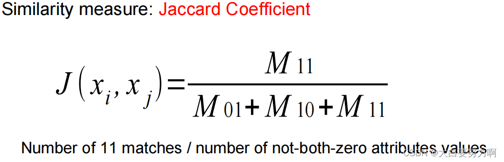 Jaccard Coefficient