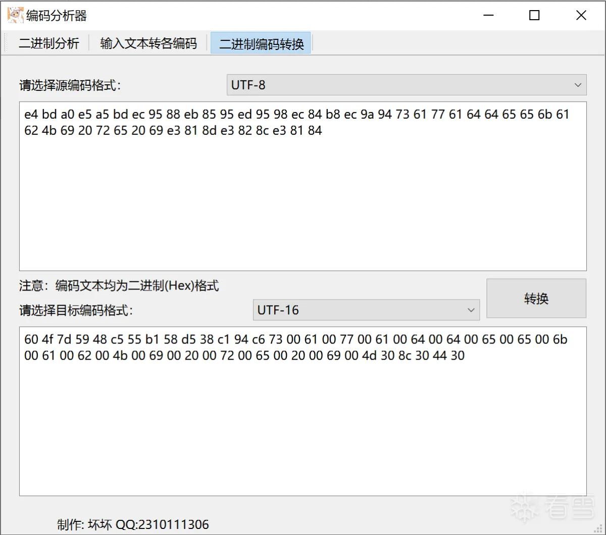 编程技术-[下载]编码分析器